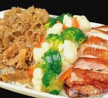 Pork and Chicken Cutlet Rice Combo
