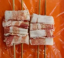 Pork Rolls with Enoki Mushrooms
