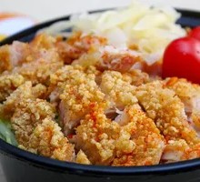 Sausage Crispy Chicken Rice