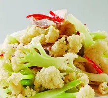 Stir-Fried Organic Cauliflower