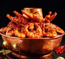 Shrimp, Chicken Feet and Chicken Dish