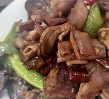 Spicy Pepper and Pork Offal Stir-fry