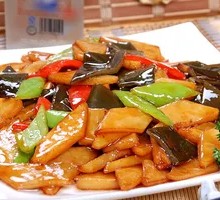 Seaweed and Potato Slices
