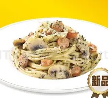 Black Truffle Wild Mushroom Sausage Pasta