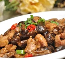 Braised Chicken with Mushrooms