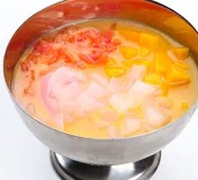 Mango Sago Tofu Dessert
