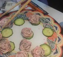 Flower-Decorated Pork Dumplings