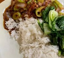 Green Pepper Shredded Pork Rice