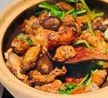 Stewed Chicken with Mushrooms