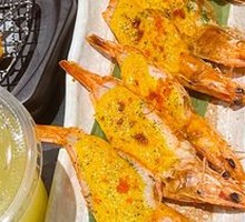 Cheese Egg Yolk Baked Prawn