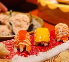 Crown Emperor Crab Stick Six-Flavor Sushi Platter