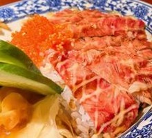 Crimson Flame Emperor Crab Rice Bowl