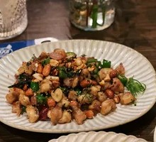 Green Pepper Pork Tendon