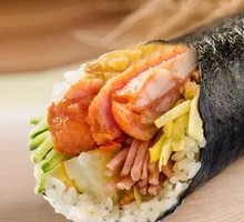 Grilled Ham Roll Rice Ball