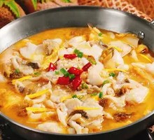 Golden Sour Cabbage and Perch Hot Pot