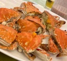 Steamed Flower Crab