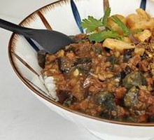 Century Egg Braised Pork Rice