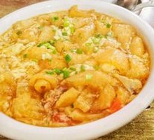 Spicy and Sour Pig Skin Soup