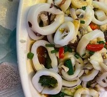 Scallion Oil Squid
