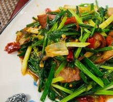 Buckwheat Stir-fried with Preserved Pork