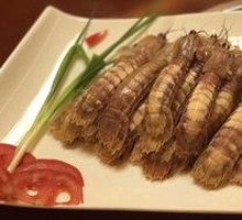 Steamed Shrimp and Mushrooms