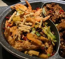 Spicy Shrimp and Beef Short Ribs