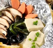 Fried Tofu with Mushrooms