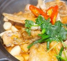 Stewed Fish Head and Pork Rib Pot