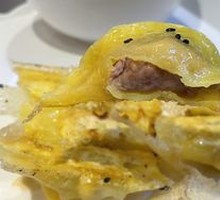 玉米鲜肉锅贴
