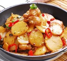Dry Pot Potato Cubes
