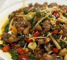 Young Ginger and Fresh Chili Rabbit