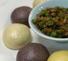 Corn Cake with Grandmother's Pickled Vegetables