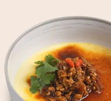 Minced Pork Steamed Egg