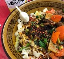 Dry-Mixed Pork Sauce Knife-Cut Noodles