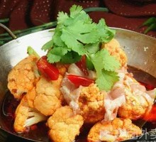 Spicy Cauliflower in Hot Pot