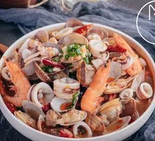 Sichuan-Style Boiled Seafood Medley