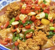 Spicy Fish Roe and Swim Bladder Stir-fry