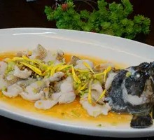 Steamed Rock Cod with Minced Ingredients