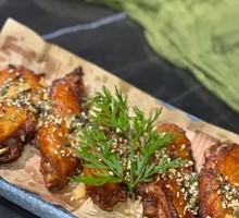 Nutty Crispy Chicken Wings