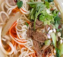Beef Noodle Soup with Extra Meat and Egg