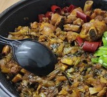 Flaming Chili Chicken with Crushed Pepper Rice