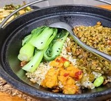 Minced Pork with Green Beans and Potato Rice
