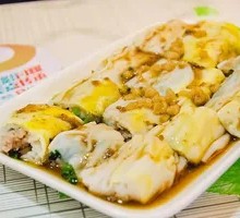 Egg Oyster Rice Noodle Roll