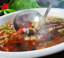 Sour Spicy Squid Soup