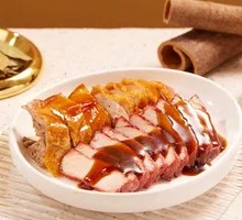 Crispy Roast Duck with Barbecue Pork