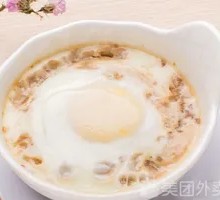 Minced Pork Steamed Egg