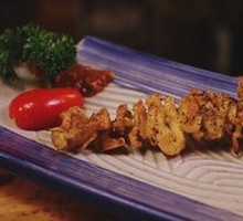 Chicken Skin Skewers