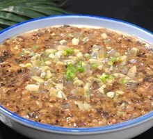 Minced Meat Steamed Egg