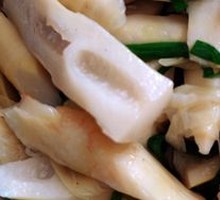 Leek and Fresh Bamboo Shoot Stir-Fry