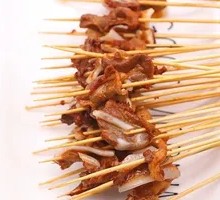 Crispy Pork Knuckle Skewers